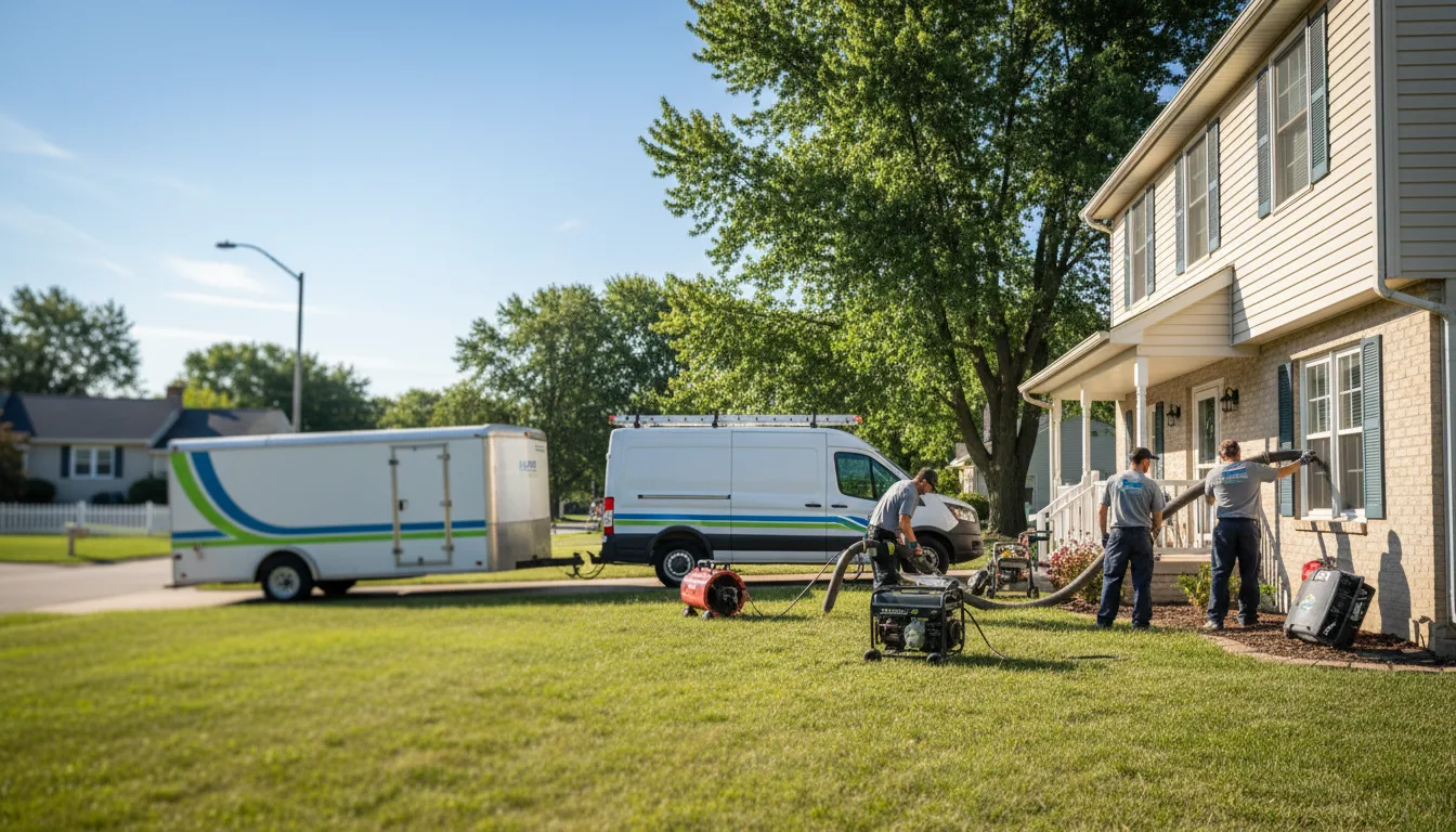 Flooded Basement Restoration And Cleanup With Repair in Carrington, ND near me